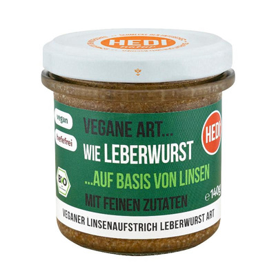 Produktfoto zu Linsen Leberwurst 140g