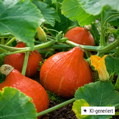 Produktfoto zu Pflanzen Kürbis Hokkaido