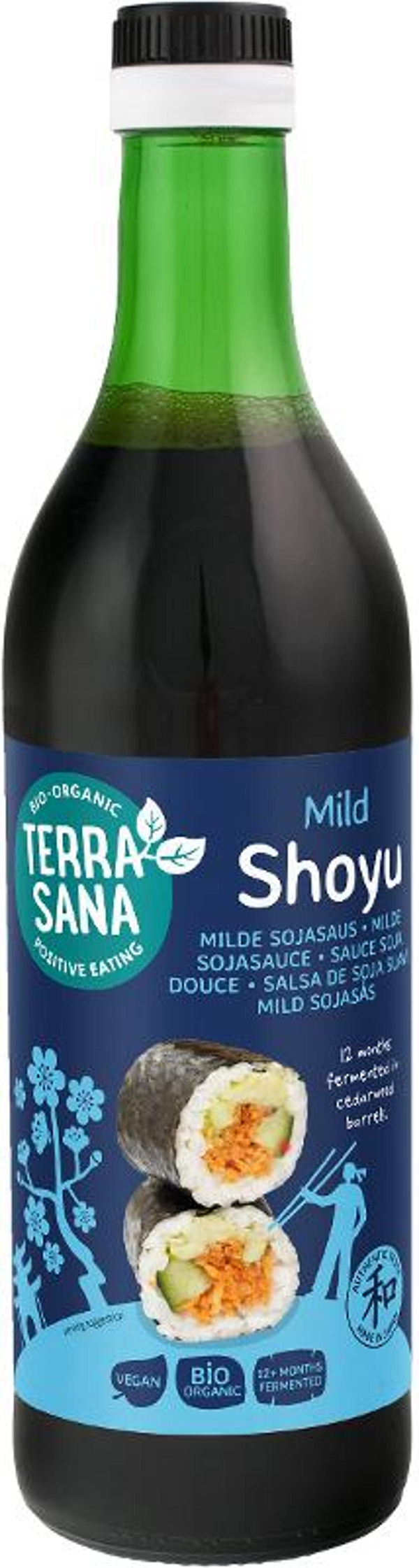 Produktfoto zu Shoyu Sojasauce mit Weizen mild 500 ml