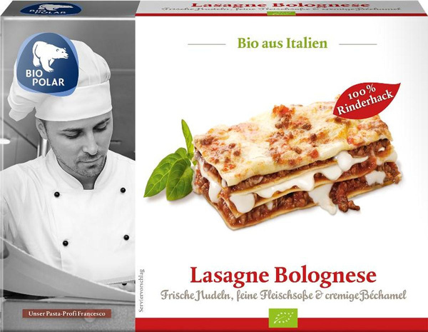 Produktfoto zu Lasagne Bolognese 400g, TK