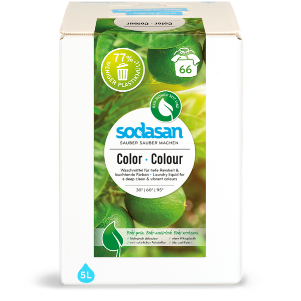 Produktfoto zu Sodasan Color Waschmittel Limette 5L