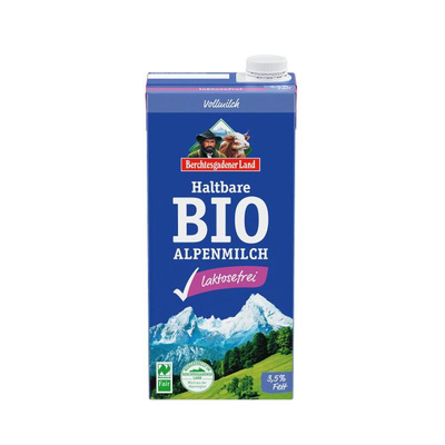 Produktfoto zu H-Alpenmilch 3,5% laktosefrei 12x1l