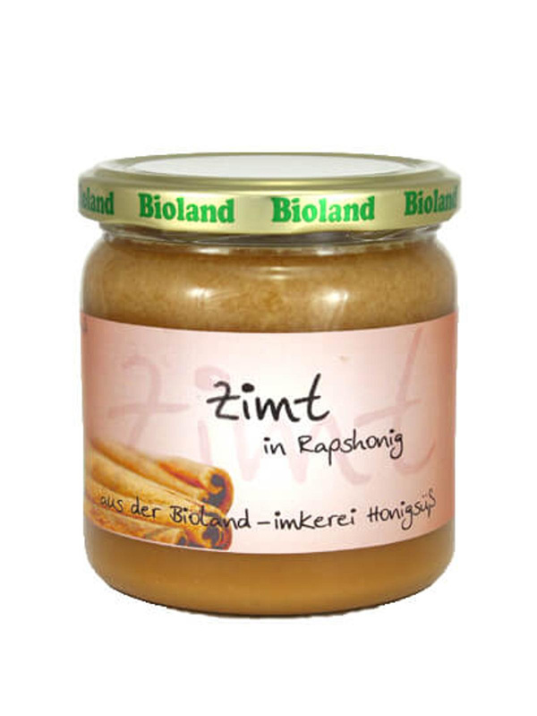 Produktfoto zu Rapshonig mit Zimt 500g