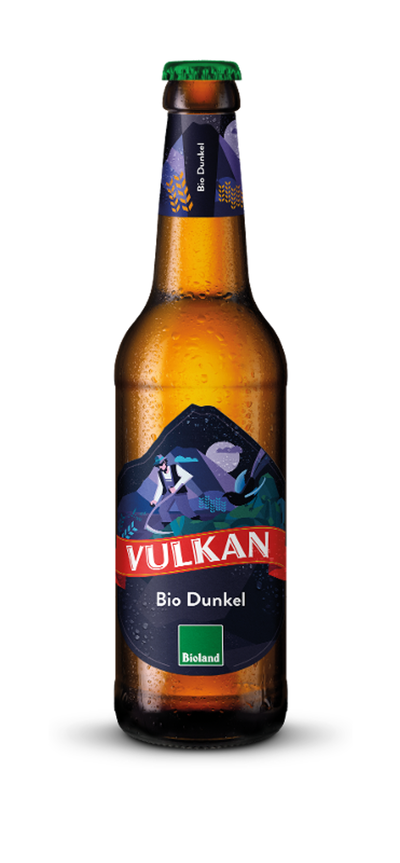 Produktfoto zu Vulkan Bier Dunkel 10x0,33l