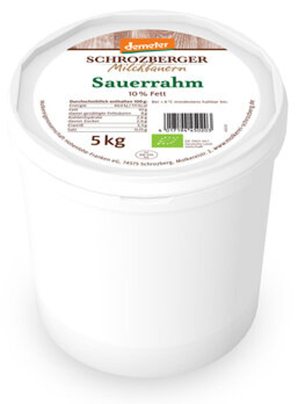 Produktfoto zu Saure Sahne Eimer 5 kg