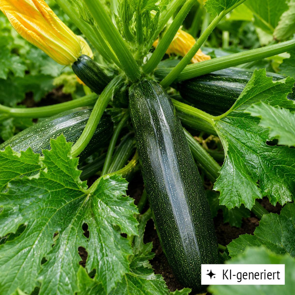 Produktfoto zu Pflanze Zucchini, grün