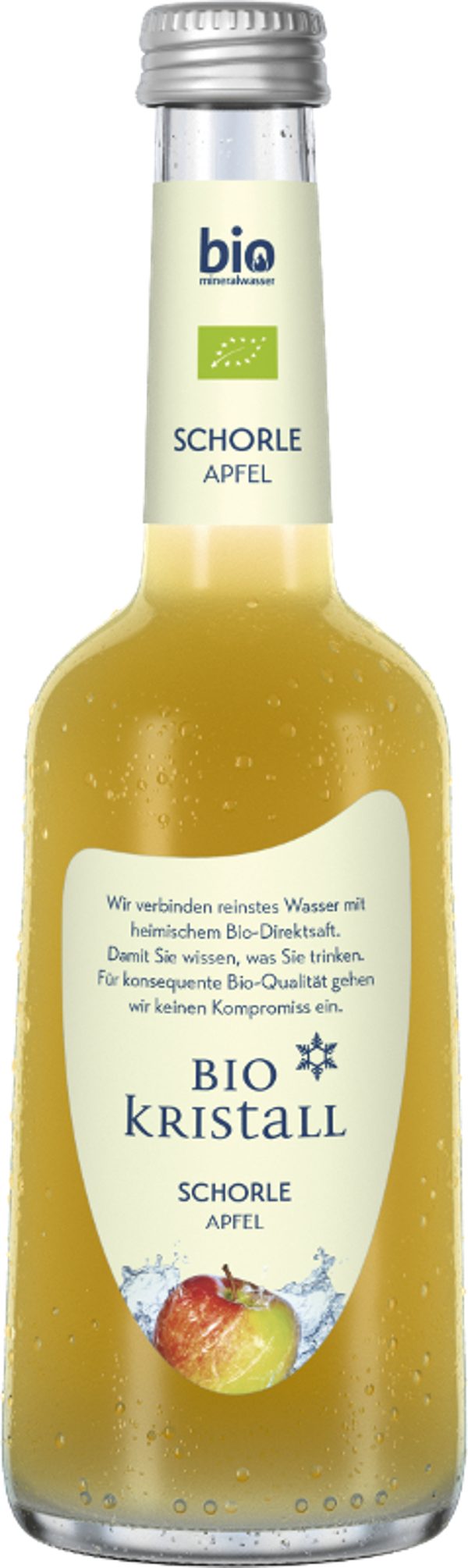 Produktfoto zu BioKristall Apfelschorle 10x0,33l