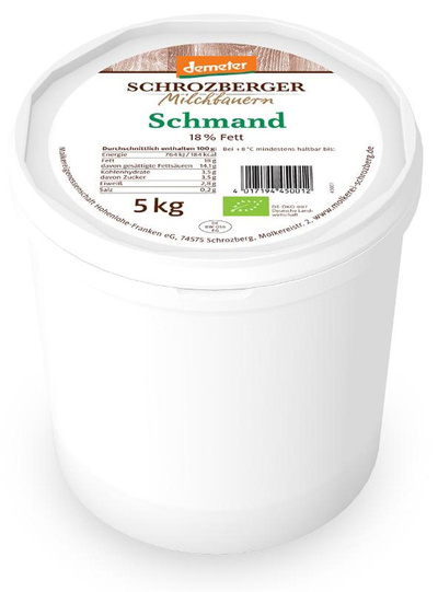 Produktfoto zu Schmand 24%, 5 l