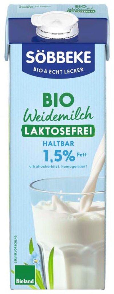 Produktfoto zu 1L laktosefrei 1,5 % H-Kuhmilch