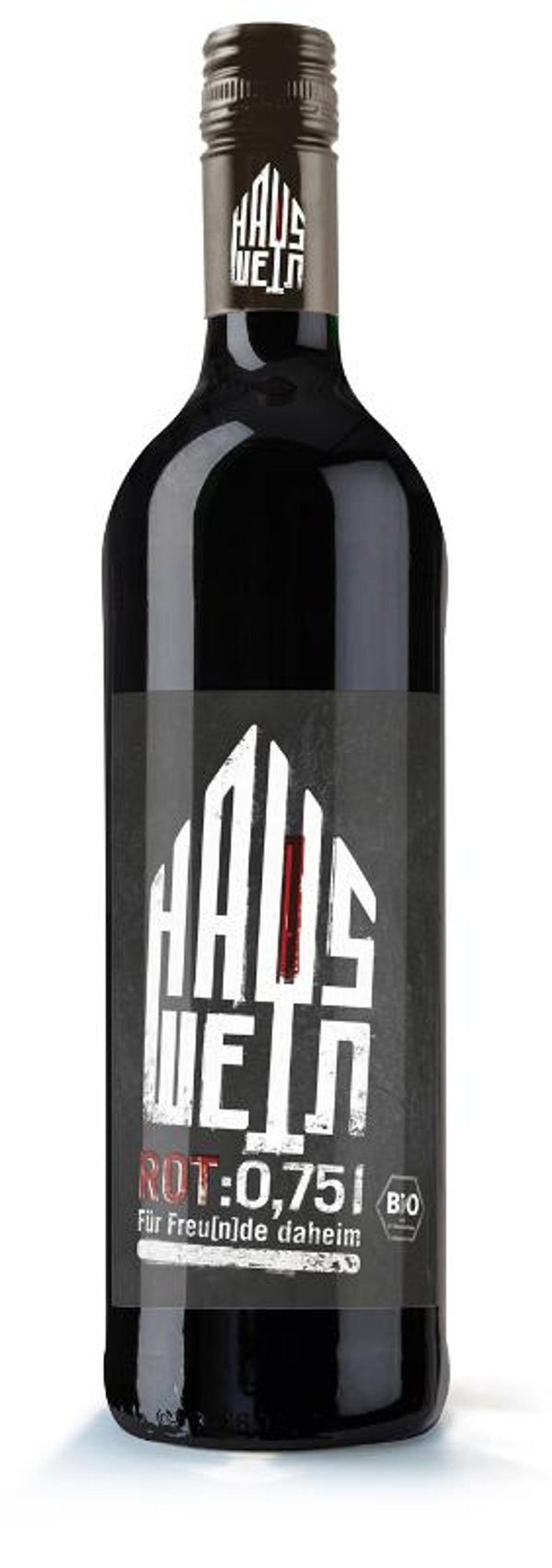 Produktfoto zu Hauswein, rot, 0,75l, halbtrocken