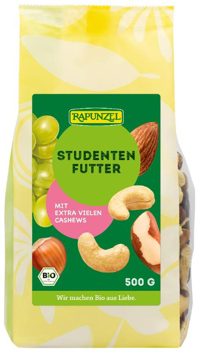 Produktfoto zu Studentenfutter Rapunzel 500 g