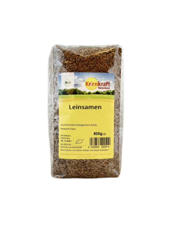 Produktfoto zu VPE 8x500g Leinsamen braun
