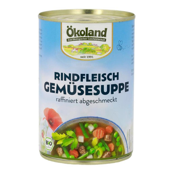 Produktfoto zu Rindfleisch Gemüsesuppe 400g