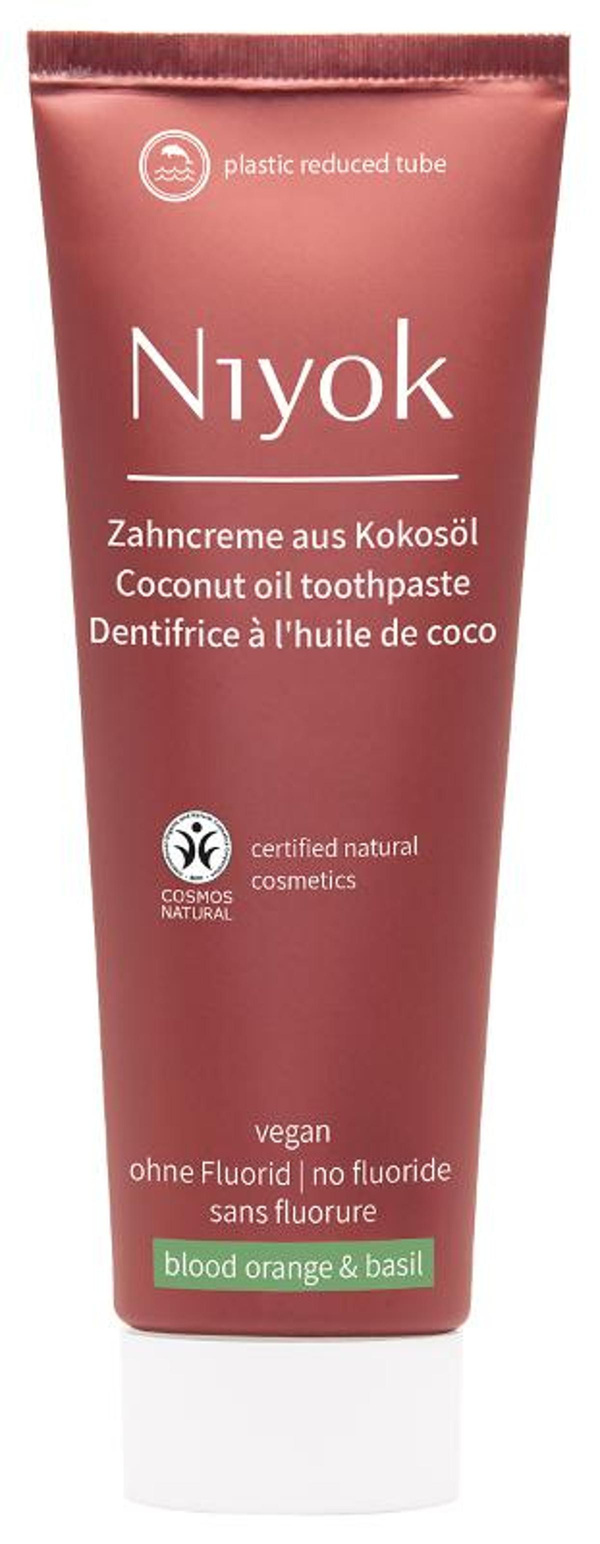 Produktfoto zu Niyok Zahncreme Blutorange Basilikum 75g