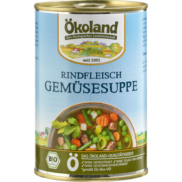 Produktfoto zu Rindfleisch Gemüsesuppe 400g