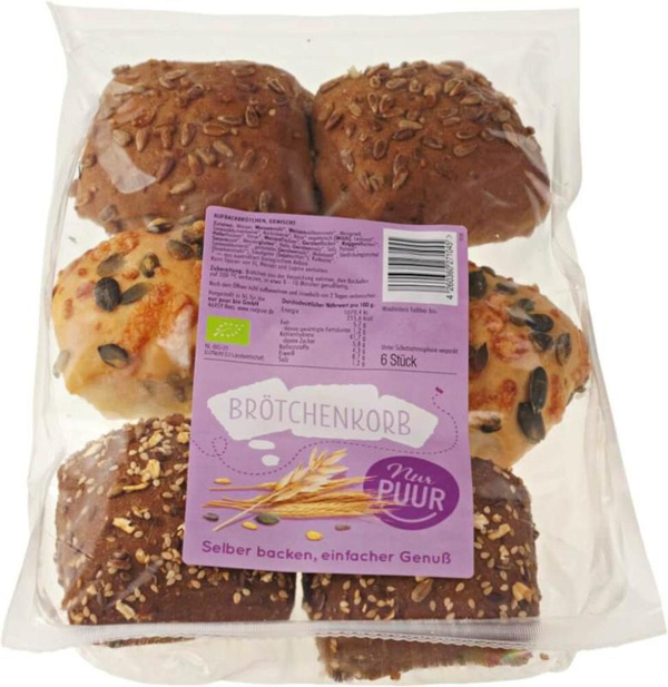 Produktfoto zu Brötchenkorb 3 Sorten Mix 300g