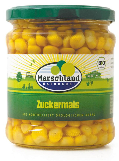 Produktfoto zu Zuckermais im Glas