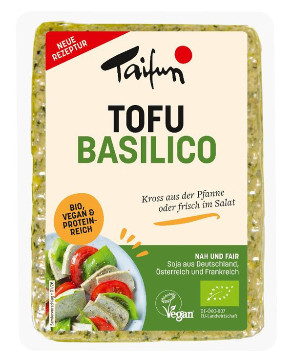 Produktfoto zu Tofu Basilikum 200g