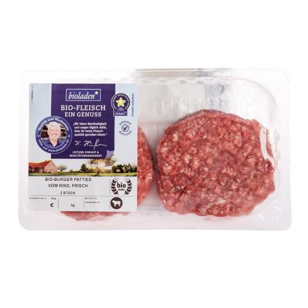 Produktfoto zu b*Burger Patties vom Rind 0,22