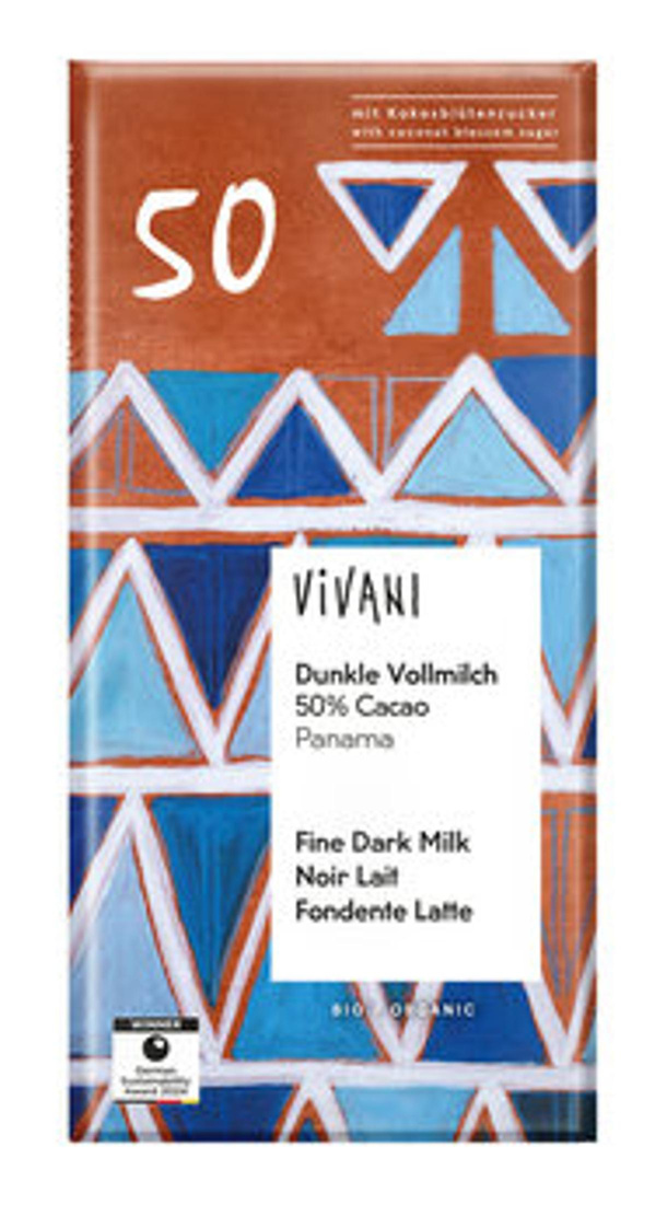 Produktfoto zu Schoko, Dunkle Vollmilch 50% Cacao, 80g