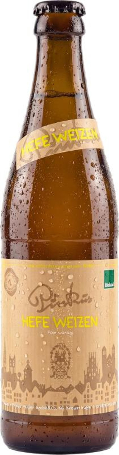 Produktfoto zu Pinkus Hefe Weizen 8x0,5L