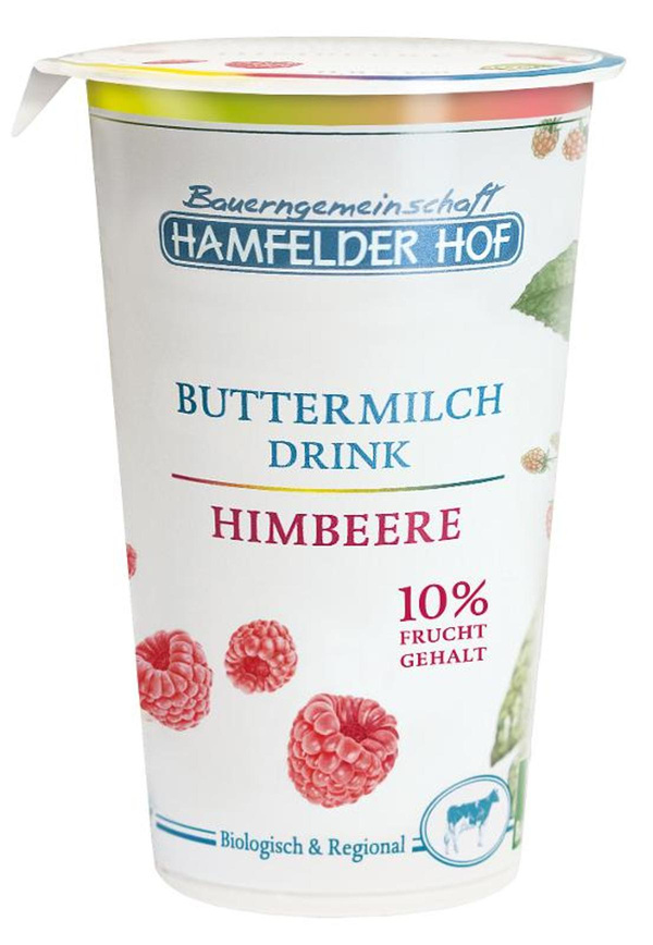 Produktfoto zu Buttermilch Himbeere 250ml