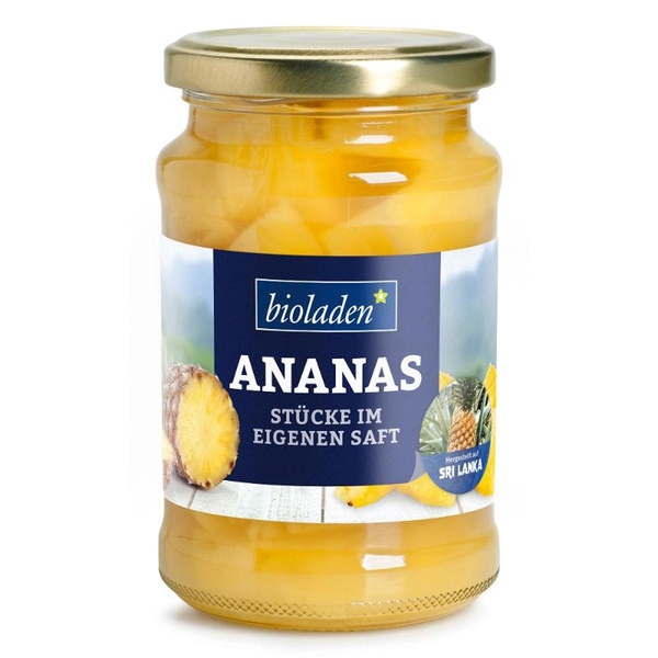 Produktfoto zu Ananasstücke 370ml