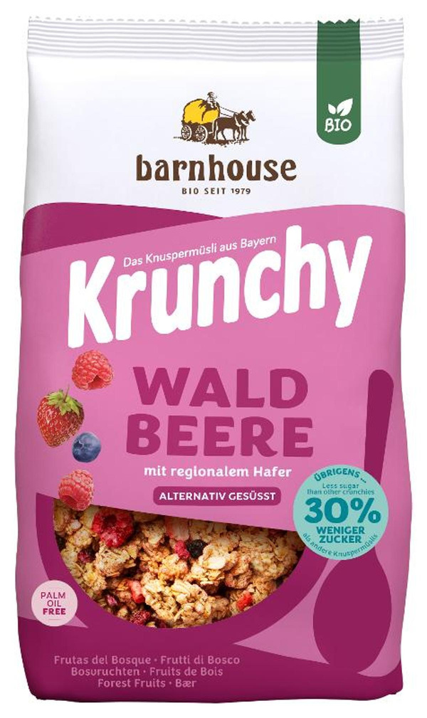 Produktfoto zu Krunchy PUR Waldbeere 500g