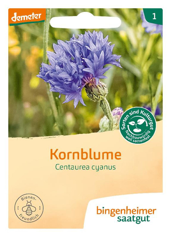 Produktfoto zu Saatgut Kornblume - blau