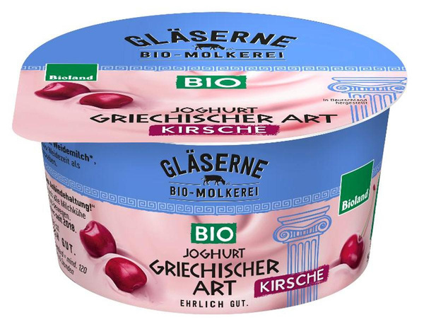 Produktfoto zu Joghurt griechische Art Kirsche 7,5% 150g