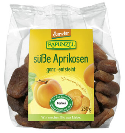 Produktfoto zu Aprikosen ganz süß, 250 g