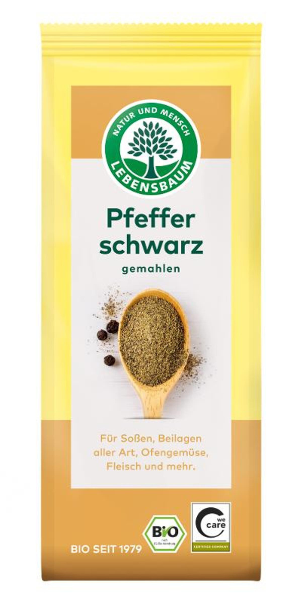 Produktfoto zu Pfeffer schwarz 50g