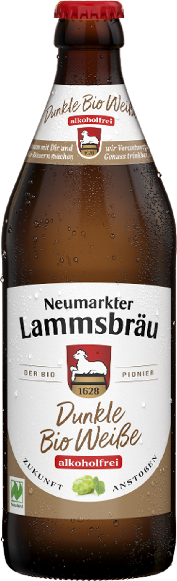 Produktfoto zu Lammsbräu Dunkle Weiße alkoholfrei 10x0,5l