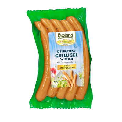 Produktfoto zu Del. Geflügel Wiener 5 St.