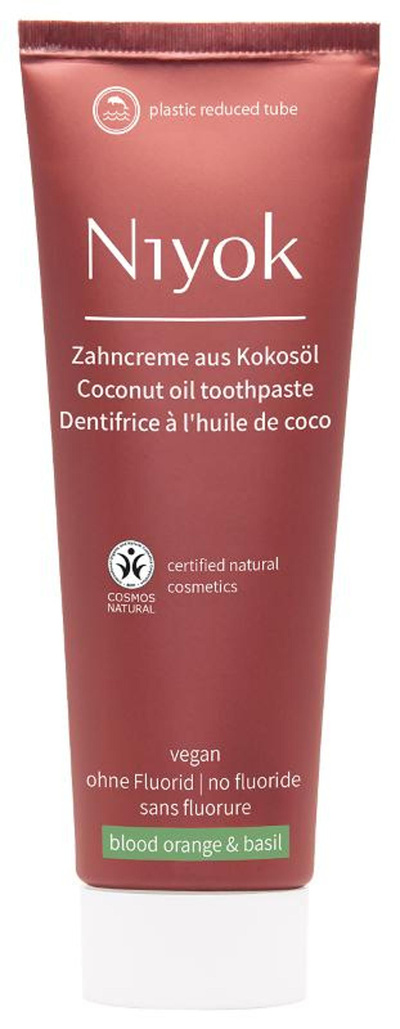 Produktfoto zu Niyok Zahncreme Blutorange Basilikum 75g