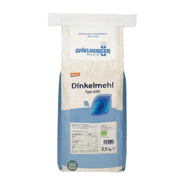 Produktfoto zu 4x2,5kg Dinkelmehl 630