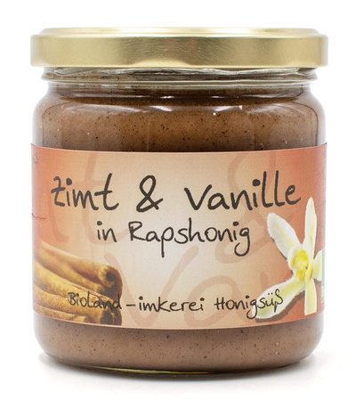 Produktfoto zu Rapshonig Vanille Zimt 500g