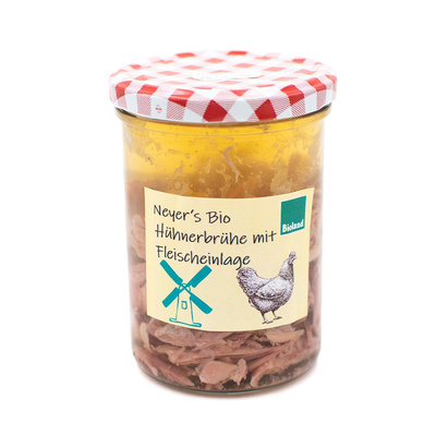 Produktfoto zu Hühnerbrühe mit Fleischeinlage 400ml