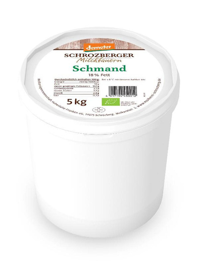 Produktfoto zu Schmand 18%, 5 l