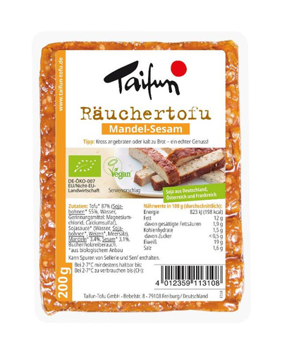 Produktfoto zu Räuchertofu Mandel-Sesam, 200g