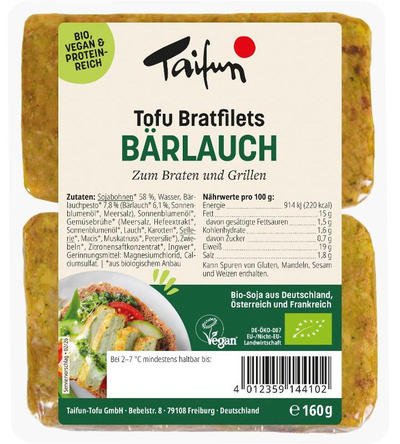 Produktfoto zu Bärlauch Bratfilets 160g