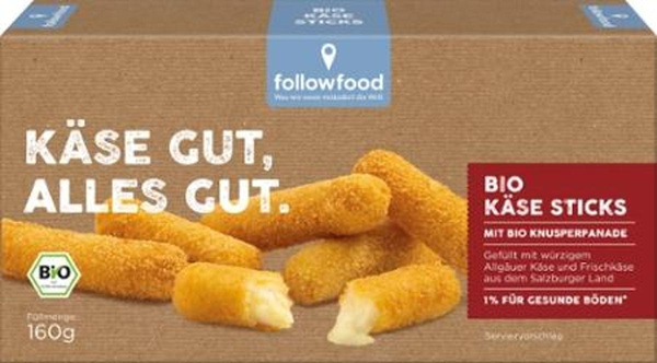 Produktfoto zu Käse Sticks TK 160g