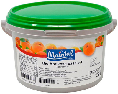 Produktfoto zu Aprikosen Konfitüre passiert 3kg