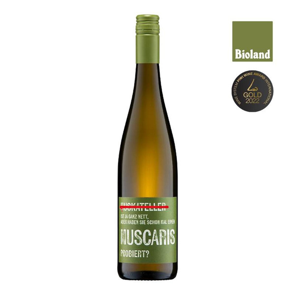 Produktfoto zu Muscaris feinherb weiß 0,75l