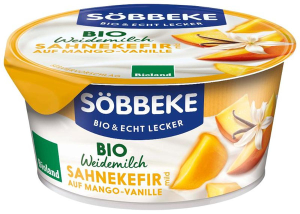Produktfoto zu Sahnekefir auf Mango-Vanille 150g