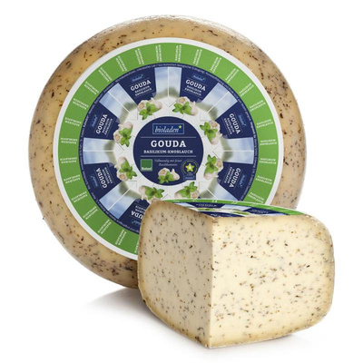 Produktfoto zu Gouda Basilikum_Knoblauch