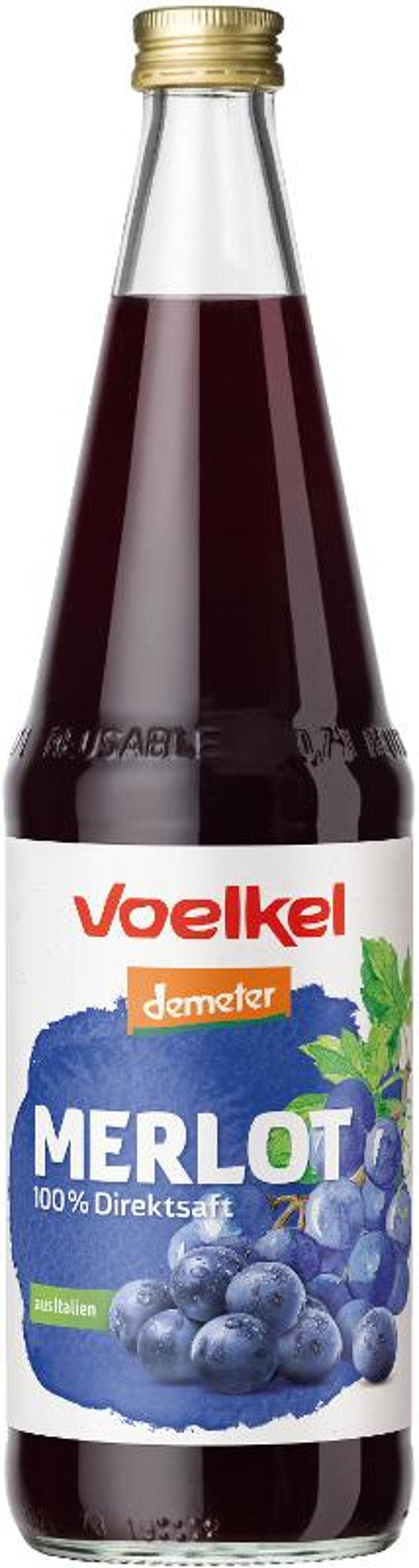 Produktfoto zu Merlot Trauben Saft 0,7l