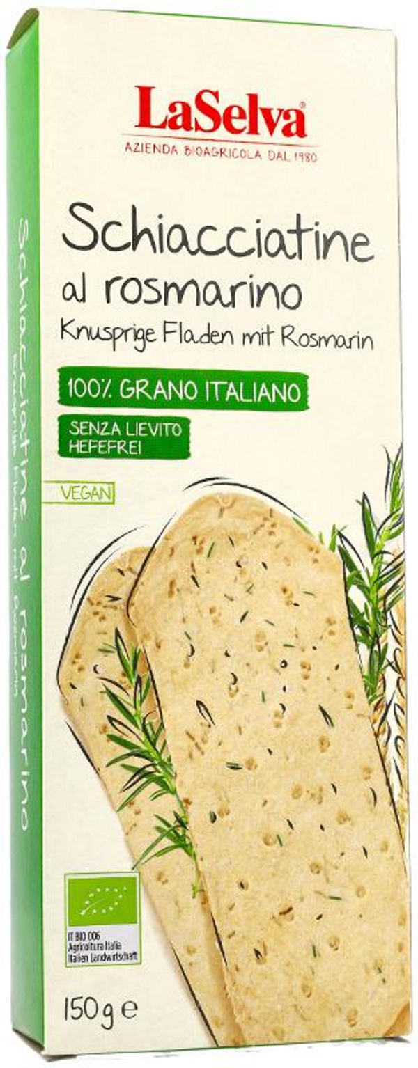 Produktfoto zu Schiacciatine Rosmarin Fladen 150g