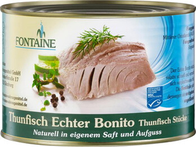 Produktfoto zu Thunfisch in eigenem Saft 1,7kg