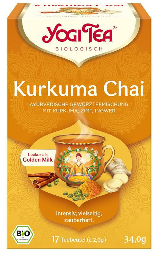 Produktfoto zu YogiTee Kurkuma Chai TB